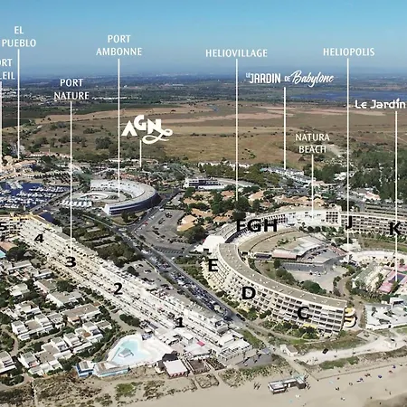 Heliopolis L1 Vue By Agn- 4 Personnes Agde